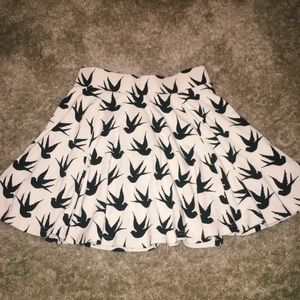 black and off white circle skirt from H&M